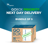 GOBOX - Priority Next Day Delivery (Bundle of 5) @ $9.00 ea